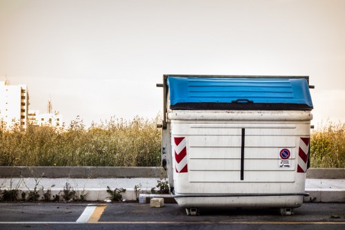 Waste removal trucks operating in Plumstead