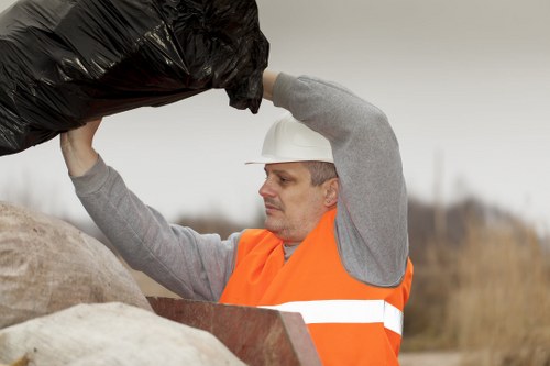 Proper disposal of construction materials